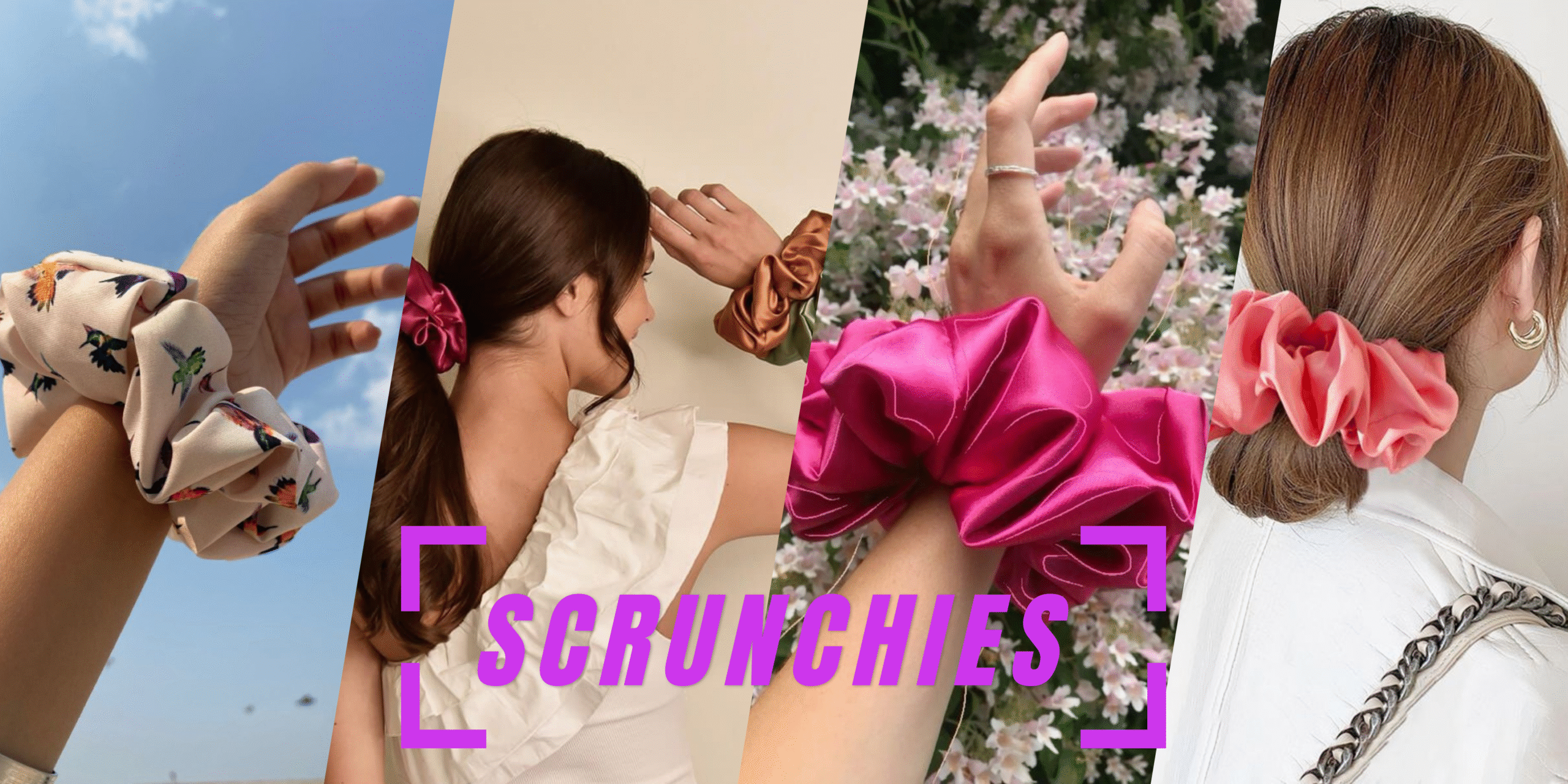 Simple Modern Photo Collage Autumn Fashion Sale Banner